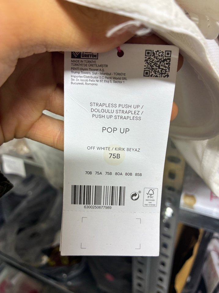 Beyaz PENTİ Sütyen - Görsel 2