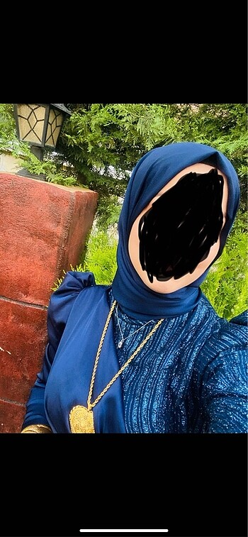 Abiye Saten Abiye Lacivert