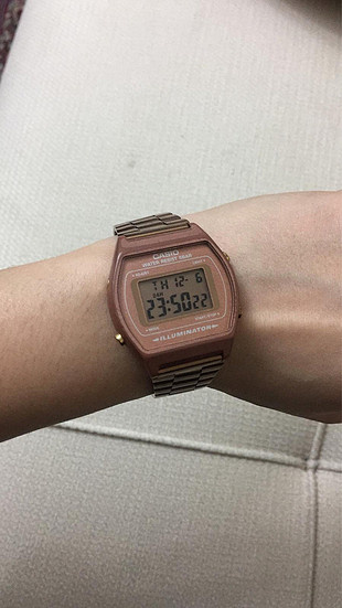 Casio rose bakır orijinal saat