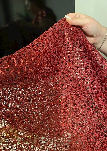 Bordo Simli Midi Bohem Uzun Elbise - Görsel 6