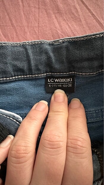 6 Yaş Beden mavi Renk Jeans şort