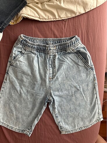 Yumuşak jeans sort