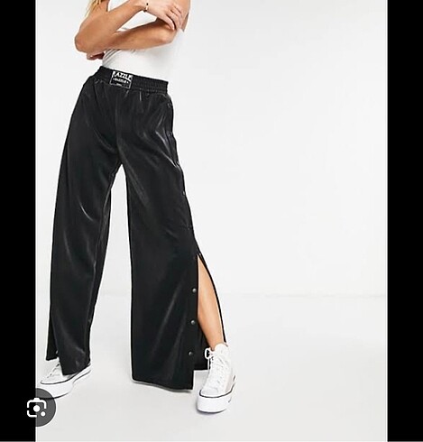 s Beden Bershka yandan düğmeli pantolon büstiyer takım