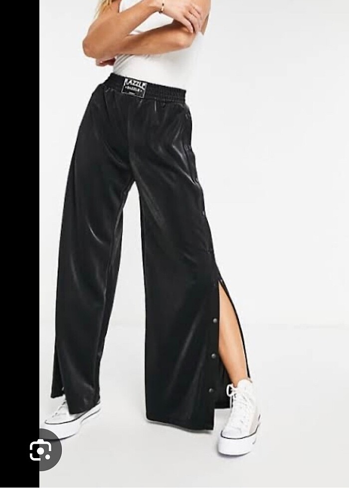 Bershka yandan düğmeli pantolon büstiyer takım - Görsel 3