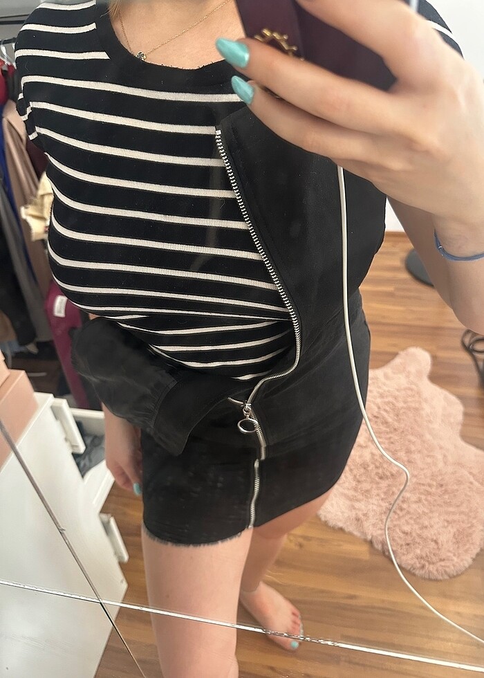 H&m salopet elbise - Görsel 2