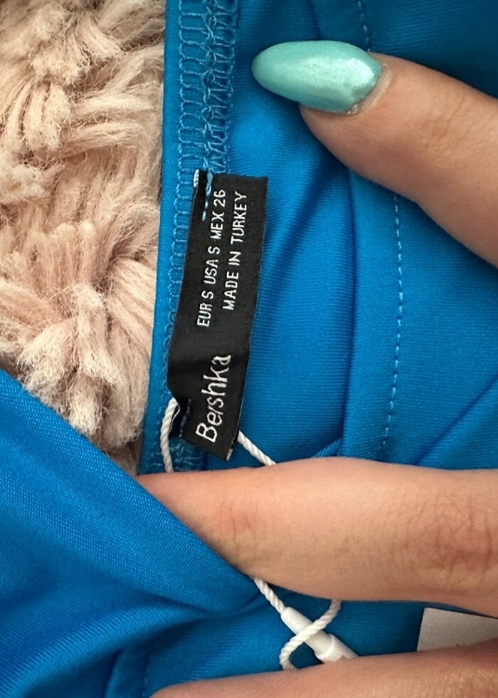 Bershka mavi elbise - Görsel 3