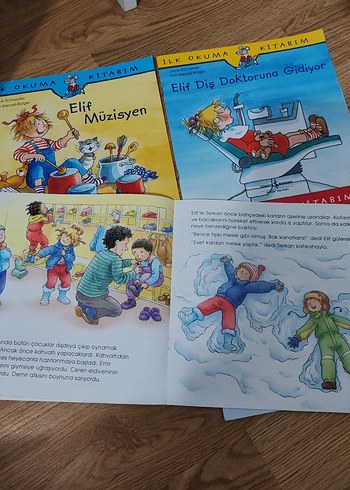 Elif'in İlk Okuma Kitapları Seti - 4 Kitap - Görsel 2