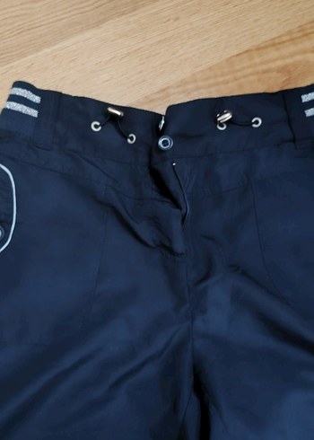 Düğmeli Lacivert eşofman alt - Görsel 3