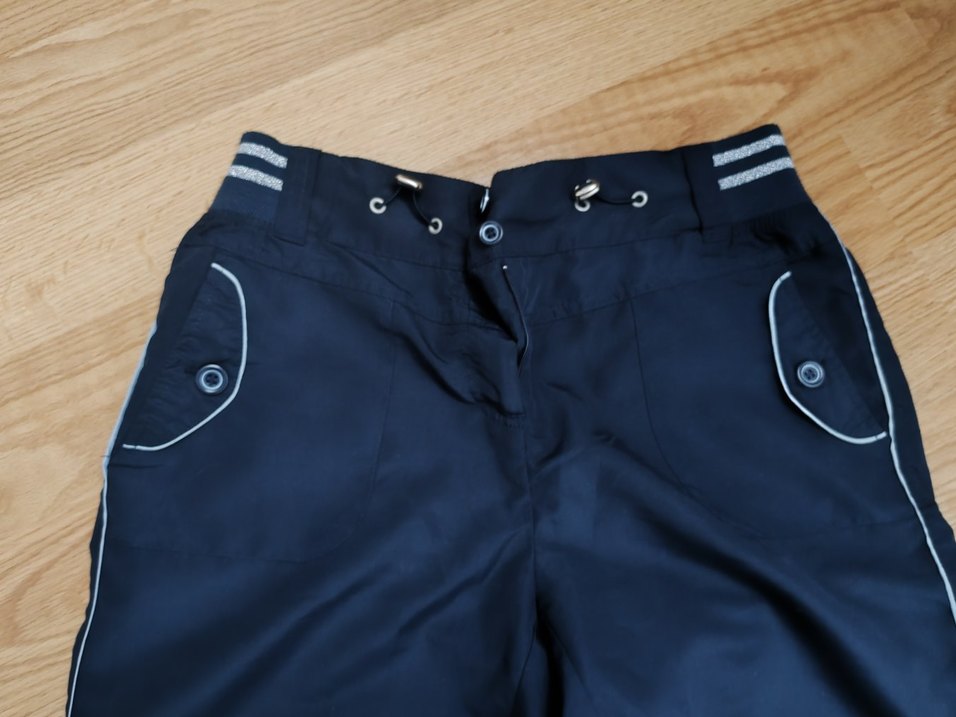 Düğmeli Lacivert eşofman alt - Görsel 3