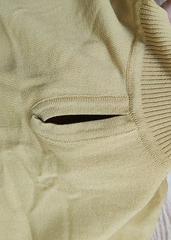 Bej Kolsuz Boğazlı Kadın Kazak - Görsel 6