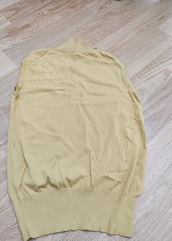 Bej Kolsuz Boğazlı Kadın Kazak - Görsel 2