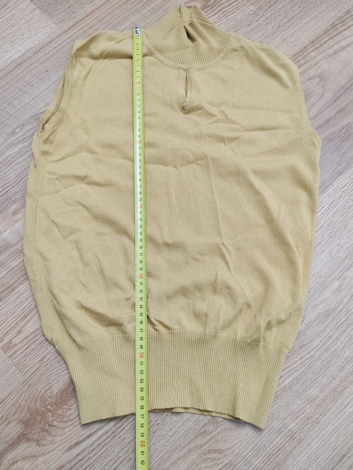 Bej Kolsuz Boğazlı Kadın Kazak - Görsel 5