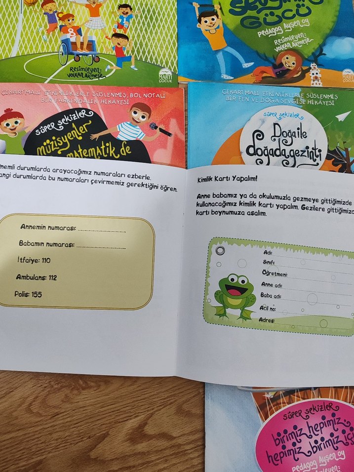 Çocuklar için Eğitici Kitap Seti - Görsel 4