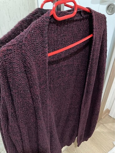 xl Beden Bayan salaş bordo hırka