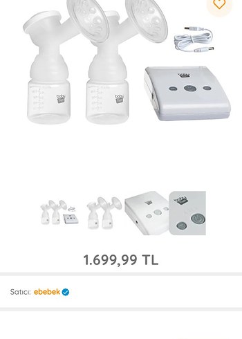  Çiftli Elektrikli Göğüs Pompası - BPA %0