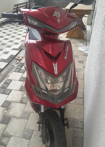 Kırmızı Sokak Stili Motosiklet elektirikli - Görsel 3