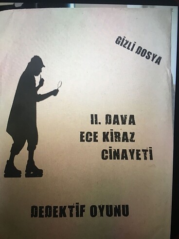  Dedektif oyunu 2 li set