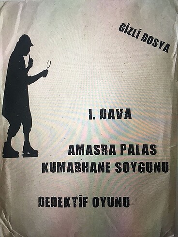Dedektif oyunu 2 li set