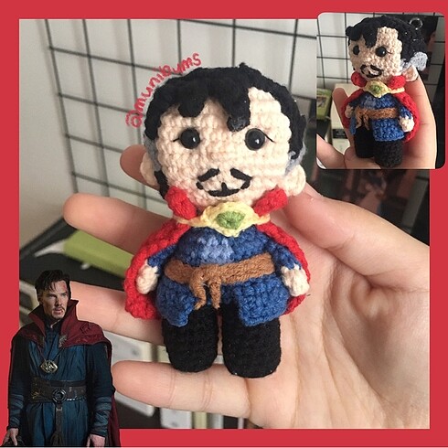 dr strange amigurumi figür