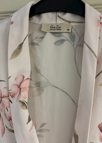 Çiçek Desenli Drapeli Hamile Bluzu - Görsel 2