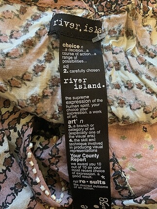 38 Beden River Island Kısa Elbise %70 İndirimli.