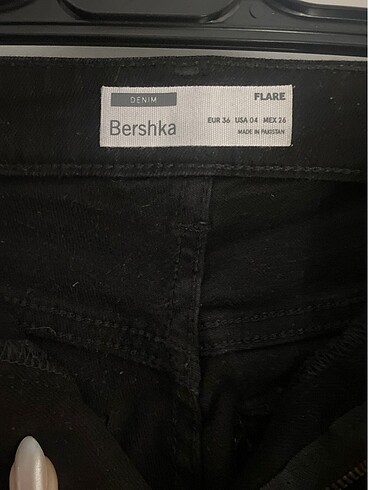 s Beden Bershka ispanyol paça pantolon