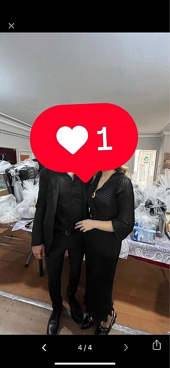 m Beden Siyah günlük Elbise