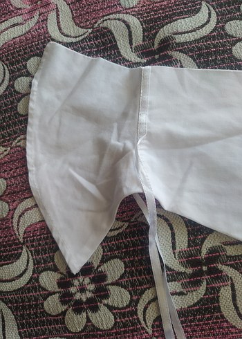 Diğer Nakışlı Beyaz Kız Çocuk Gömlek