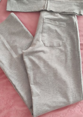 Gri Eşofman Takımı, İnce Kesim, Kapüşonlu takım - Görsel 5