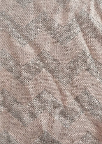 Pembe Triko Kolsuz Kadın Süveter - Görsel 2