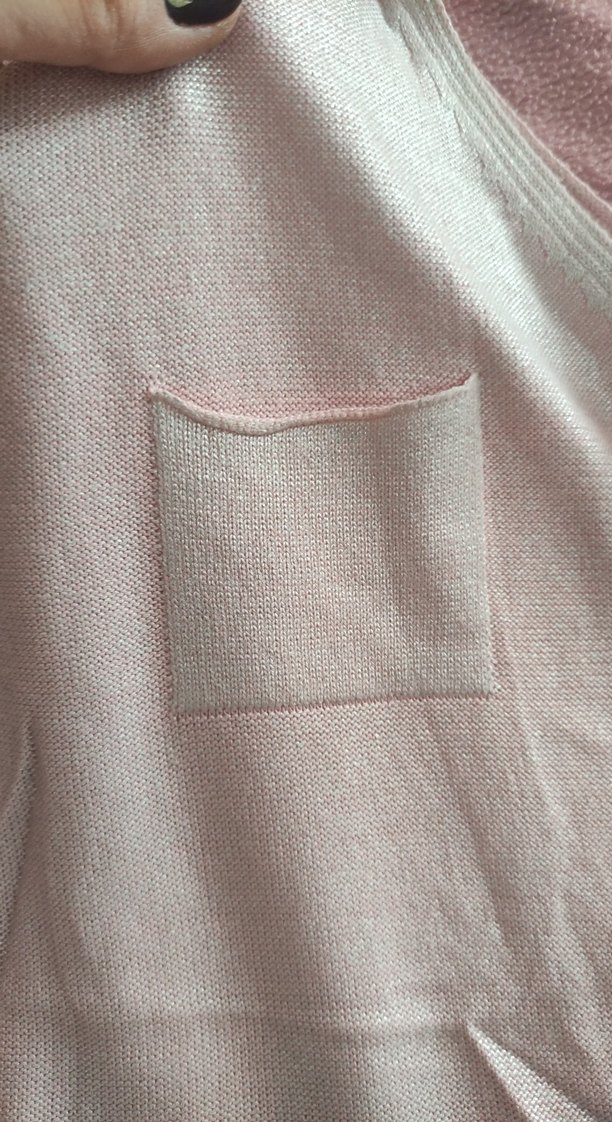 Pembe V Yaka Pamuklu Kadın Atlet - Görsel 4