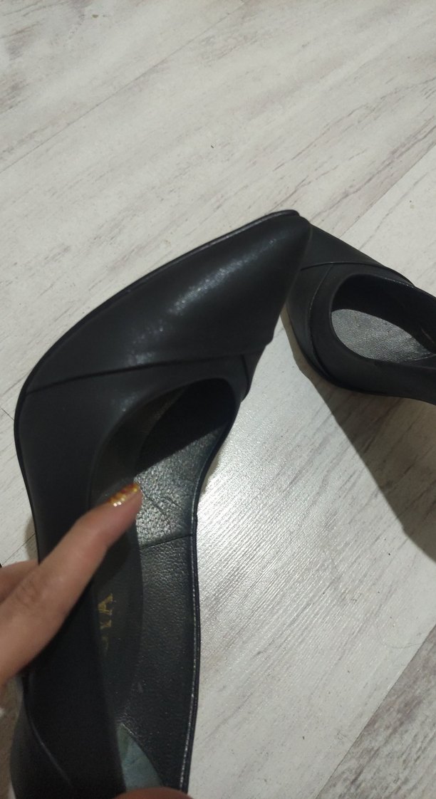 hakiki deri Stiletto Kadın Ayakkabı - Görsel 5