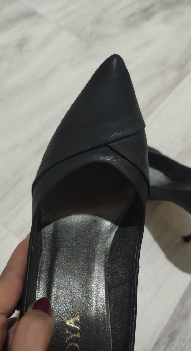 hakiki deri Stiletto Kadın Ayakkabı - Görsel 4