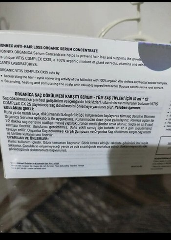 Beden Bionnex dökülme karşıtı saç serumu