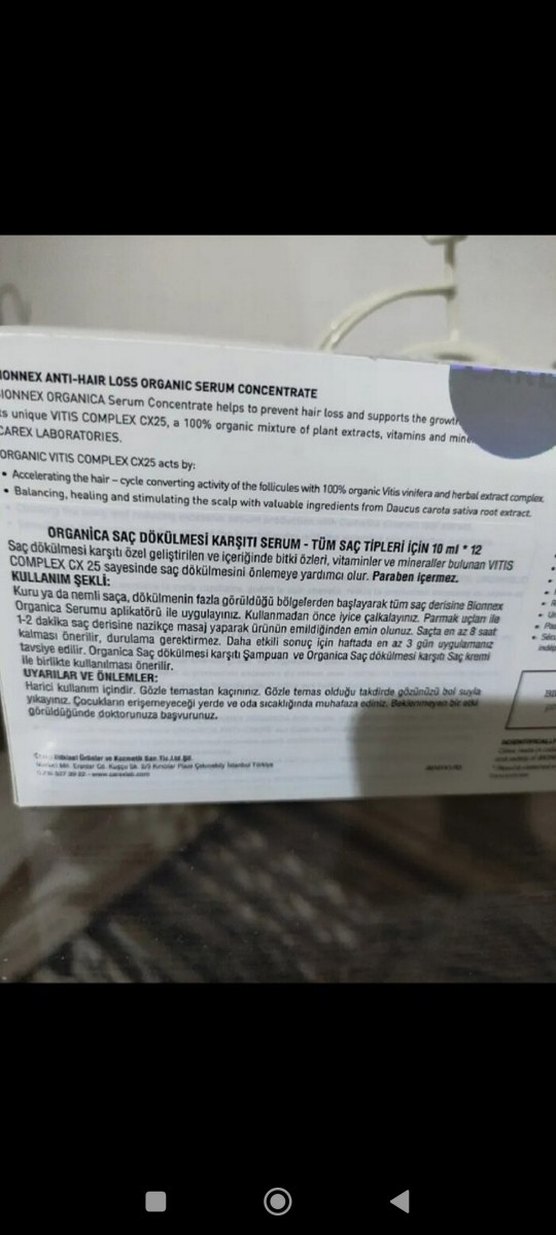 Bionnex dökülme karşıtı saç serumu - Görsel 3