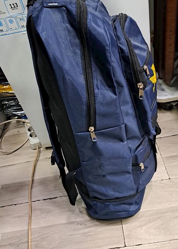 Mavi Fermuarlı Polo Bag Sırt Çantası - Görsel 2