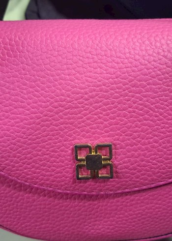 Pembe Deri Kemerli Kadın Çanta - Görsel 3