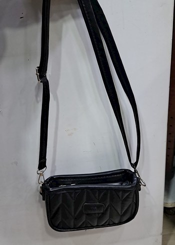 Siyah Deri Kadın Çanta - Görsel 3