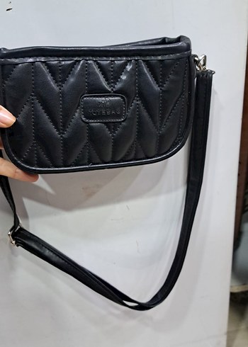 Siyah Deri Kadın Çanta - Görsel 2