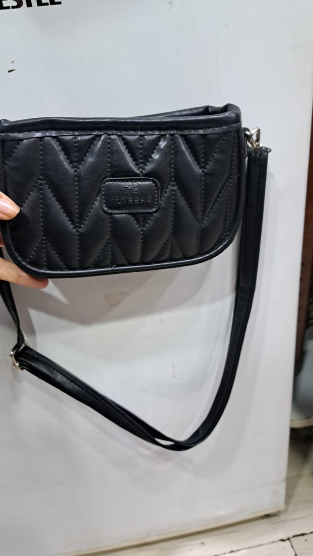 Siyah Deri Kadın Çanta - Görsel 2