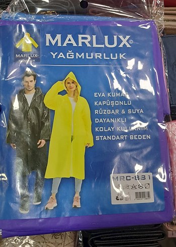 Kapüşonlu Transparan Yağmurluk - Görsel 5