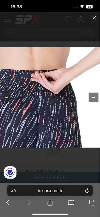 m Beden Sweaty betty orjinal tayt