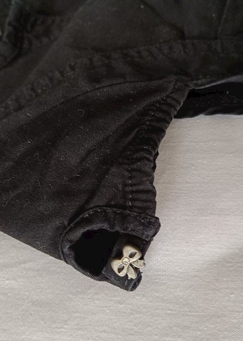 Kız Çocuk Siyah Kolsuz Bolero - Görsel 3