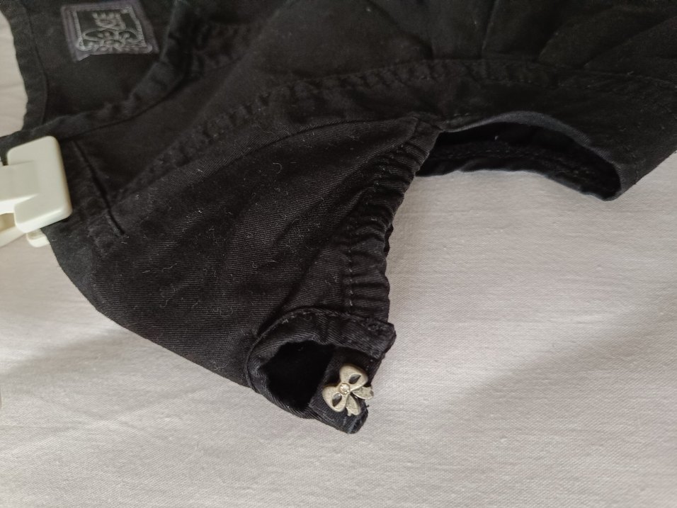 Kız Çocuk Siyah Kolsuz Bolero - Görsel 3