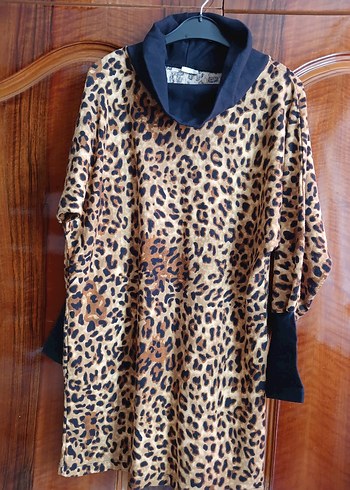 leopar tunik ,blüz