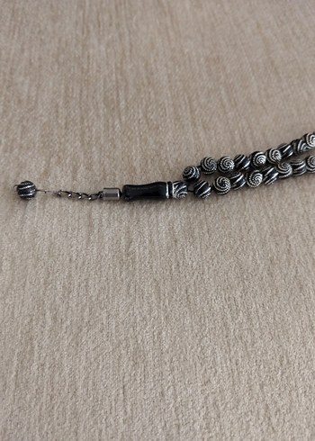 Beyaz Minimalist Erkek Tesbih - Görsel 7