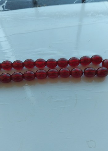 Klasik Kırmızı Erkek Tesbih İRİ TANELİ TESBİH - Görsel 4