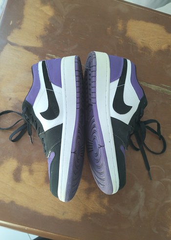 AİR JORDAN 1 LOW COURT PURPLE BASKETBOL AYAKKABI - Görsel 6