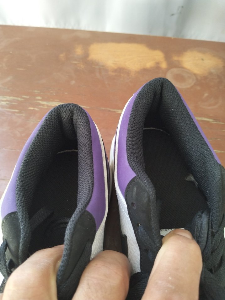 AİR JORDAN 1 LOW COURT PURPLE BASKETBOL AYAKKABI - Görsel 3