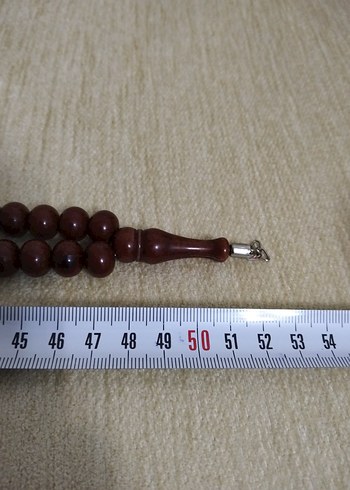 İRİ TANELİ NAMAZ TESBİHİ Klasik Kahverengi Erkek Tesbih - Görsel 6